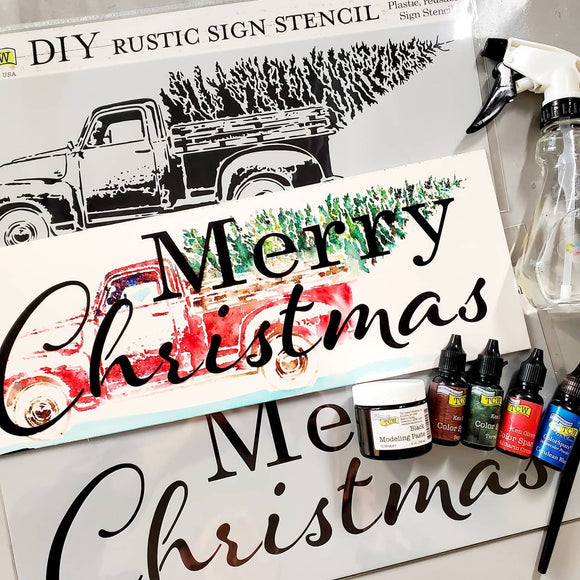 Holiday Sign Stencils