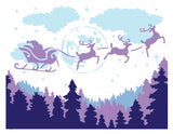 TCW6045 Layered A2 Santa Moon Stencil