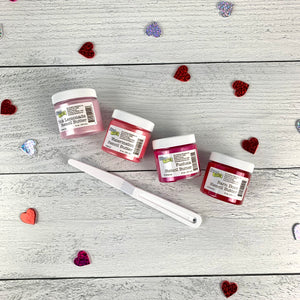 Valentine's Day Stencil Butter 4-Pack + Palette Knife