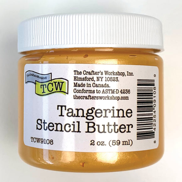 Stencil Butter 2 oz. Tangerine