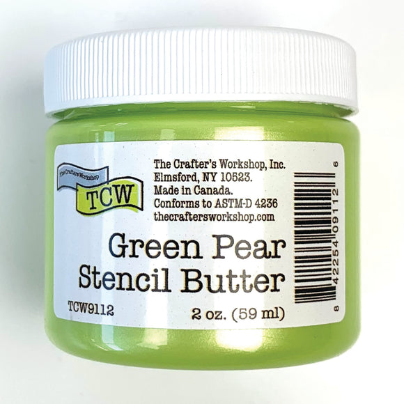 Stencil Butter 2 oz. Green Pear