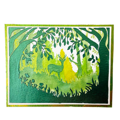 TCW6025 Layered Forest Scene A2 Stencil