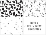 TCW6053 Layered A2 Holly Background Stencil