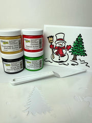 Toasty Snowman Layered Stencil