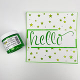 TCW6031 Layered Hello Slimline Stencil