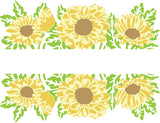 TCW6037 Layered A2 Daisy Banner Stencil