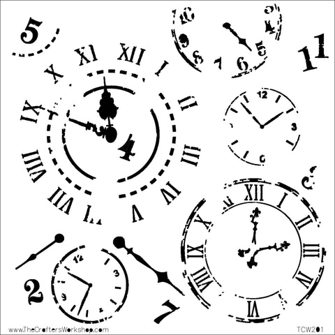 TCW201 Time Travel Stencil