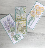 TCW2341 Slimline Stencil Random Bubbles