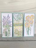TCW2341 Slimline Stencil Random Bubbles