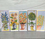 TCW2333 Slimline Stencil Sunflowers in Milk Pail