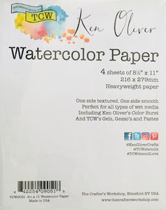 TCW9051 Watercolor Paper Pack