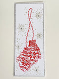 TCW2345 Dangling Mittens Slimline Stencil