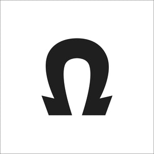 TCW2143 Greek Letter Omega
