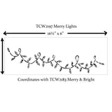 TCW2197 Merry Lights Sign Stencil