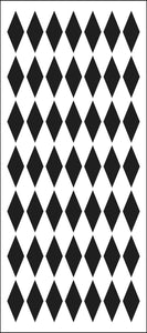 TCW2301 Harlequin Slimline Stencil