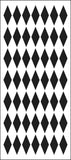 TCW2301 Harlequin Slimline Stencil