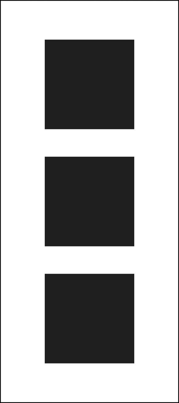 TCW2311 Triple Squares Slimline Stencil