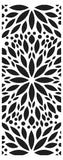 TCW2339 Slimline Stencil Petal Display