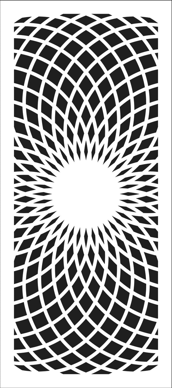 TCW2342 Slimline Stencil Circular Rings