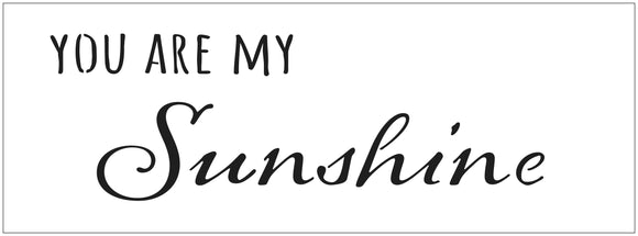 TCW2410 My Sunshine Sign Stencil 16½