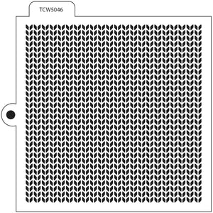 TCW5046 Knitting Cookie Stencil