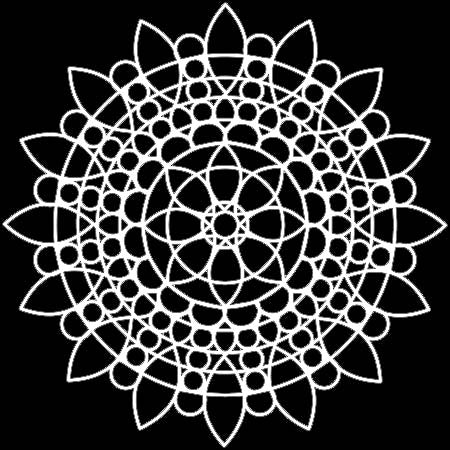 TCW857 Sunflower Mandala
