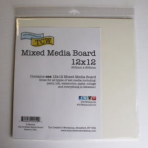 TCW9054 Mixed Media Board 12x12